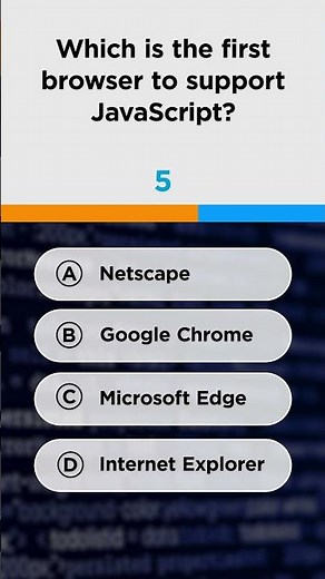Which Is The First Browser To Support Java Script? | One Minute Quiz Questions| #Shorts |Simplilearn