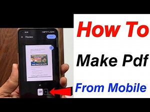 How to make PDF from mobile, create PDF from mobile, PDF Scanner, Image to PDF Maker