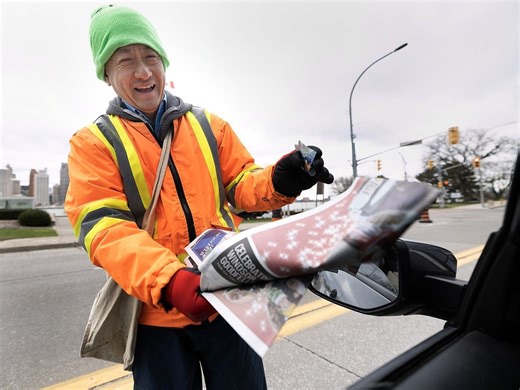 Goodfellows hit Windsor area streets for annual charity newspaper drive