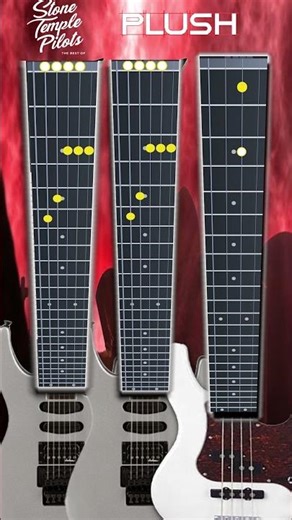 How to Play Plush by Stone Temple Pilots 🎶 | Guitar & Bass Notes Tutorial #Shorts #learnguitar