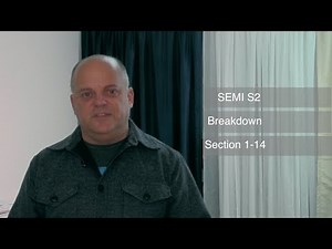SEMI S2 Breakdown Sections 1 14