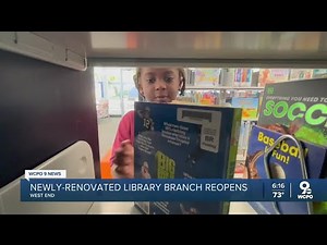 Newly-renovated library branch reopens in Cincinnati