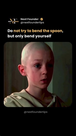 It’s not the spoon that is bending #motivation #success #matrix