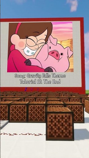 "Gravity Falls Theme" Minecraft Note Blocks Tutorial