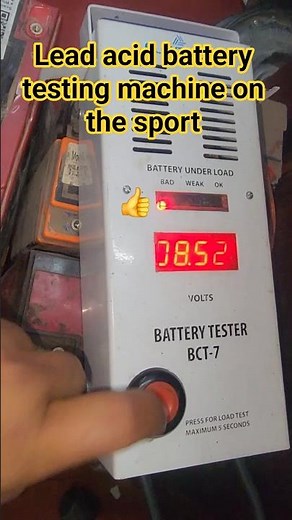 how to lead acid battery testing machine on the spot 😯 electric scooter lead acid battery testing