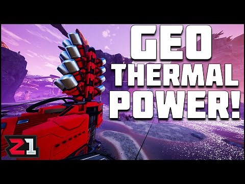 Geothermal POWER ! Free Energy ! Satisfactory Update 3 Ep 24 | Z1 Gaming