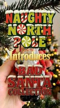 Bad Santa Ornaments
