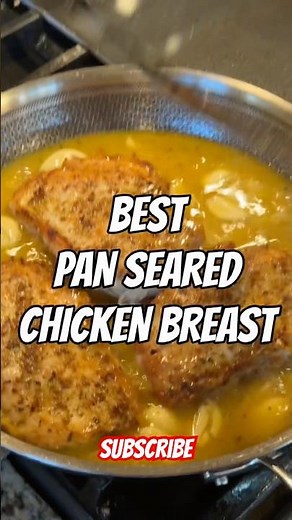 BEST EASY PAN SEARED CHICKEN BREAST | SIMPLE HEALTHY RECIPES