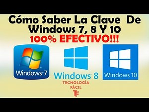 How to Know the Key or License of Windows 7, 8 and 10 CASH!!!!
