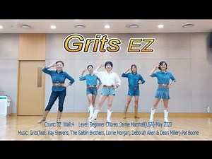 Grits EZ Line Dance/Beginner/Jamie Marshall/천안갤러리아 UP! Line Dance