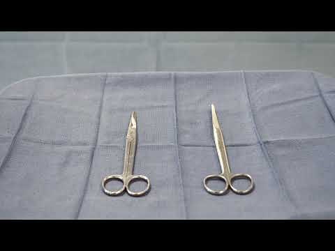 Curved and Straight Mayo Scissors