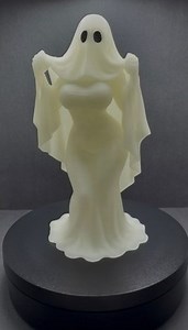 Curvy Ghost Statue 3D Printed Fantasy Figurine Glow in-the-Dark | eBay