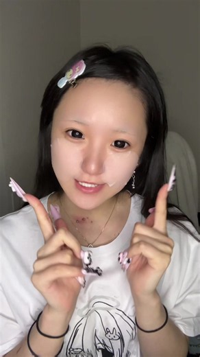 絶対崩れない地雷系ベースメイク紹介👶🏻🍥 #fypシ #メイク #makeup #地雷 #東京 | Make Up Tiktok