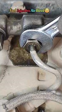 Fuel Injector Air Bleeding Easy Method | Engine Start Problem Fix😲