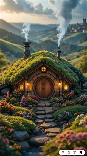 Building a Hobbit House | Magical Fantasy Home #timelapse #fastbuild #home