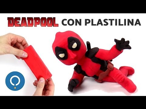 DEADPOOL de plastilina - MUÑECO de DEADPOOL