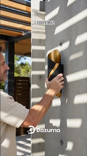 Intense Storm Test! Modern Up Down LED Outdoor Wall Light Unboxing (SKU: LI001902)