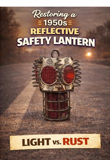 Restoring a 1950s Reflective Lantern: Light vs. Rust