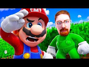 I put my ACTUAL HEAD in Mario and tried to Hide It