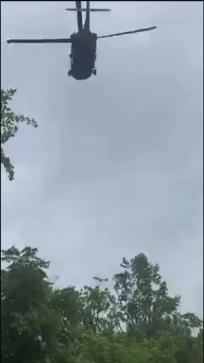 Rescue missions are taking place in Eastern, KY. Courtesy video. Kentucky Emergency Management | Kentucky National Guard