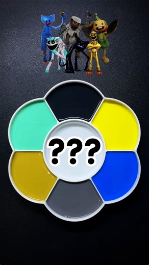 Lets Guess the Final Color!??🧟 (Part 37) Poppy Playtime Color Mixing🎨 #poppyplaytime #colormixing