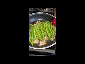 How to make String beans and Garlic