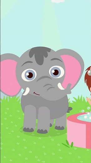 🐘🛁🫧 EL BAÑO DEL ELEFANTITO | Ayudemos al Elefante a Bañarse con Leoncito Alado #cancionesinfantiles