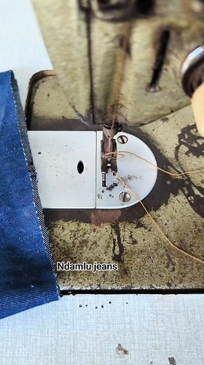 Kelim bawan celana jean #sewing #tutorialmenjahit #tipsjahit #kelimcelana #potongbawah #fyp | Ndamlu JEANS