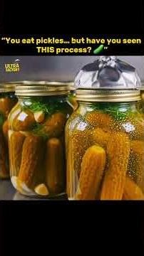 How Cucumbers Become Pickles 🥒 | Inside the Pickle Factory Process
