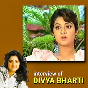Interview of Divya Bharti 😍😔 #DivyaBharti | Timeless Indian Melodies