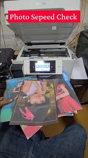 Epson L6580 L6570 photo print speed check #fastspeedprinter #fastprinter #fastprinting #mobileprint