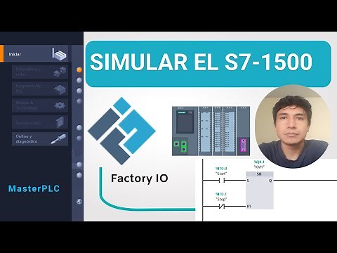 Simulation of an S7-1500 PLC and Connection to Factory I/O ✅