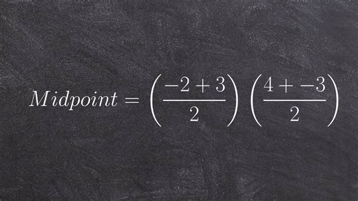 Finding the midpoint between two points