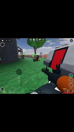 I hit a 360 no scope on the air | Roblox Zombie Uprising