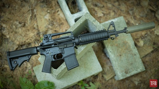 SILENCER SATURDAY: Full Auto with the KAC NT4 - USMC Suppressor