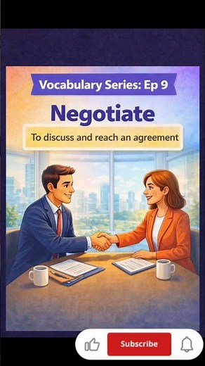 Negotiate – Meaning with Example | English Vocabulary Series 9