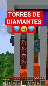 TORRE de DIAMANTE NETHER 🙀💎🛑 #minecraftpe #minecraftshorts #minecraftmemes #minecraftespañol