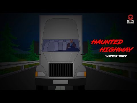 Haunted Highway | Horror stories | Horror Cartoon | Animated Horror Story | ‪@CreepyCrimeZone‬