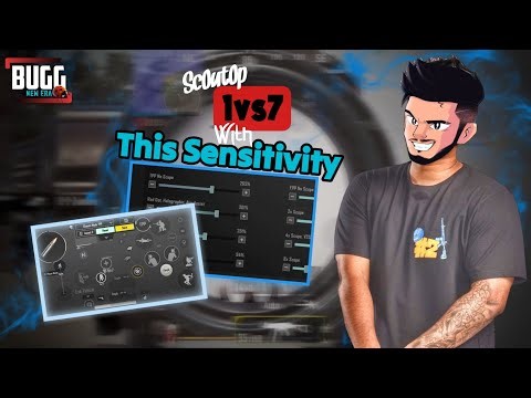 ScOut “1v7” Sensitivity & New 4 Finger Control Code Bgmi & Pubg Mobile | Its BugG