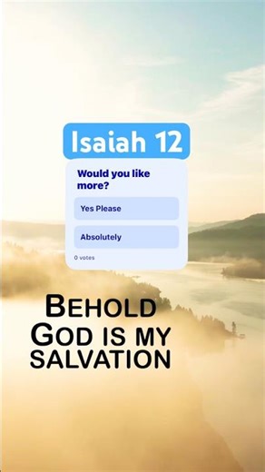 God Is My Salvation | Isaiah 12 KJV