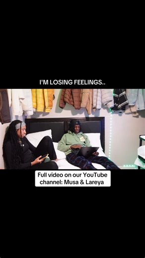 Musa & Lareya on Instagram: "I’M LOSING FEELINGS.. Full video on YouTube: Musa & Lareya"