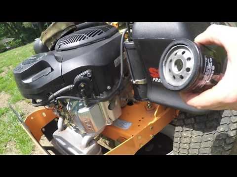 How To: Scag Oil Change (Kohler)