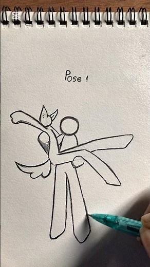How to draw couple body poses ✏️ #howtodraw #art #drawing #artist #shorts
