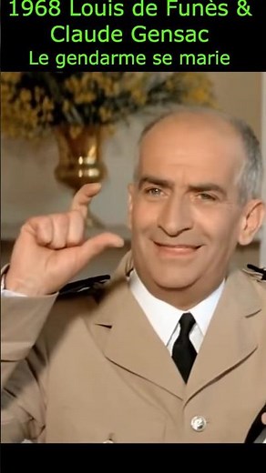 Louis de Funès & Claude Gensac 😂 | Le Gendarme se marie – Scène culte (1968) #cinemafrancais