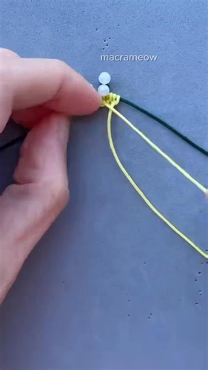 898K views · 15K reactions | making a sweet macrame ring in minutes ✨ what flowers does it remind you of?  #macrametutorial #macramering #handmadecraft #diyproject | Diy Concept | Facebook