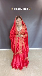 217K views · 3.5K reactions | Try this stunning drape of duppata over a saree for this holi Pooja A perfect fusion of tradition and modern elegance, this look is all about effortless grace and timeless charm. The drape, the flow, the statement—every detail makes it a must-have for any special occasion! Because nothing enhances the beauty of a saree like a stunning dupatta.  | Gehani Heena | Facebook