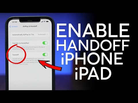 How to Enable Handoff Feature on iPhone iPad iOS 15 1