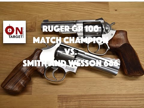 Ruger GP100 Match Champion vs. S&W 686 357 Magnum