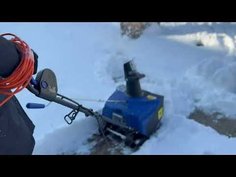 Snow Joe SJ627E Electric Walk Behind Snow Blower Review
