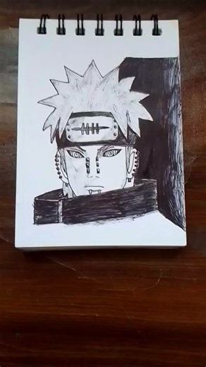 pain anime drawing with song #art #drawing ✨